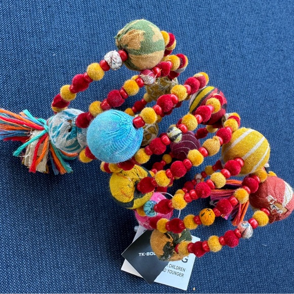 Colorful Beaded Boho Wrap Bracelet - Picture 12 of 14